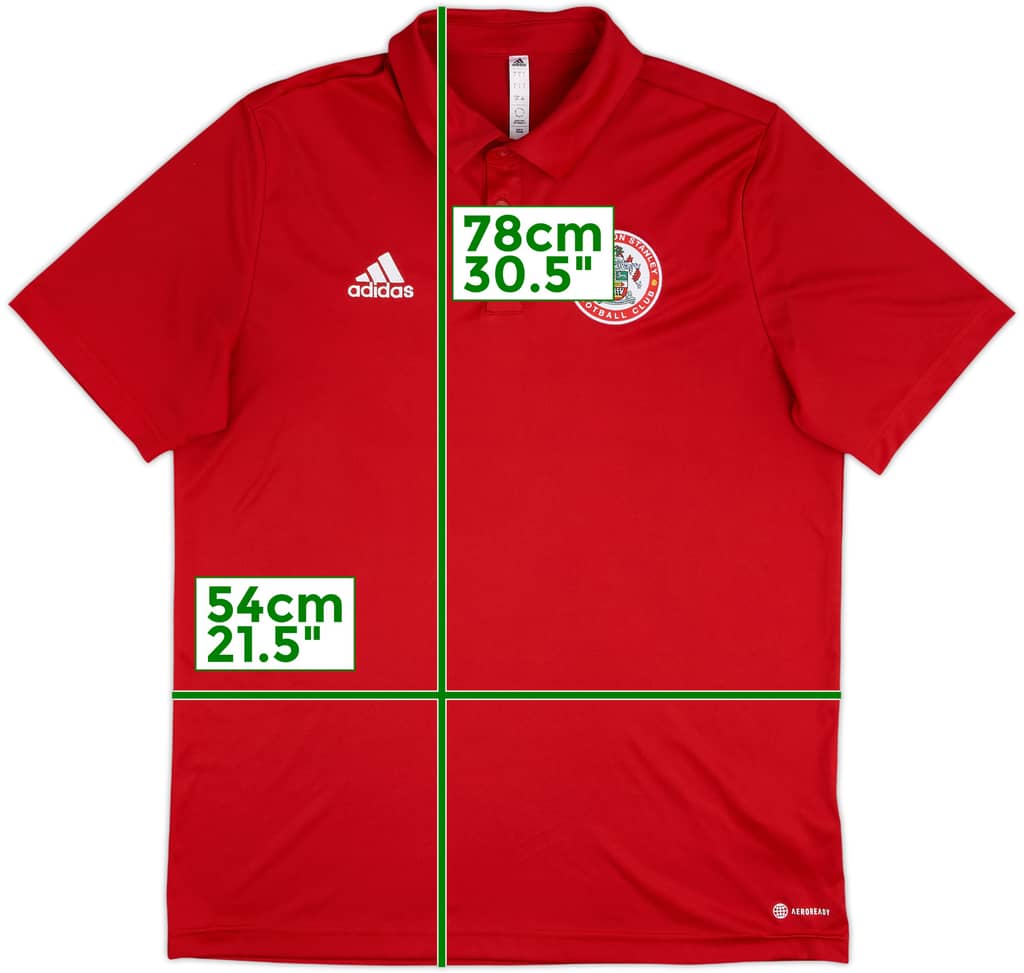 2021-22 Accrington Stanley adidas Polo - 9/10 - (L)