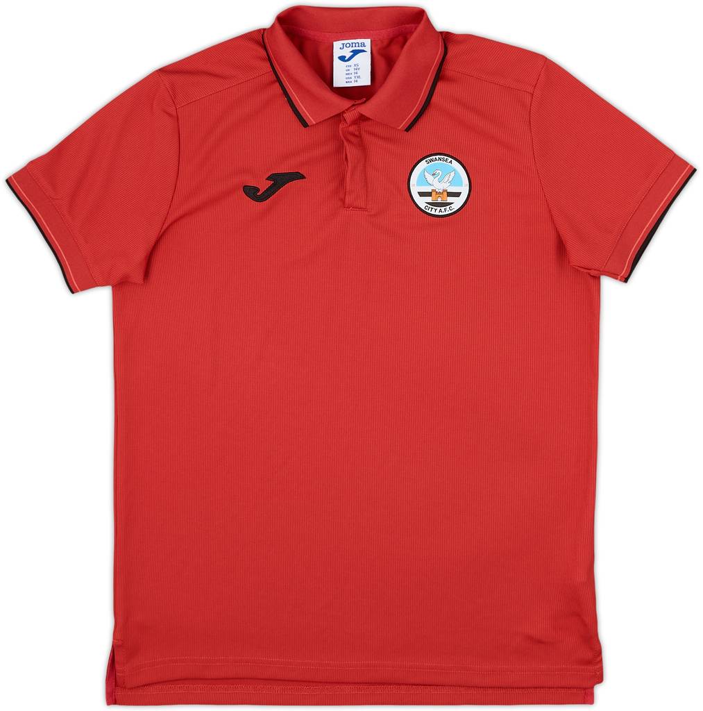 2021-22 Swansea City Joma Polo Shirt - 10/10 - (13-14 Years)
