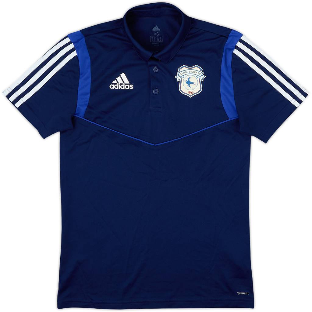 2019-20 Cardiff City adidas Polo Shirt - 9/10 - (XS)