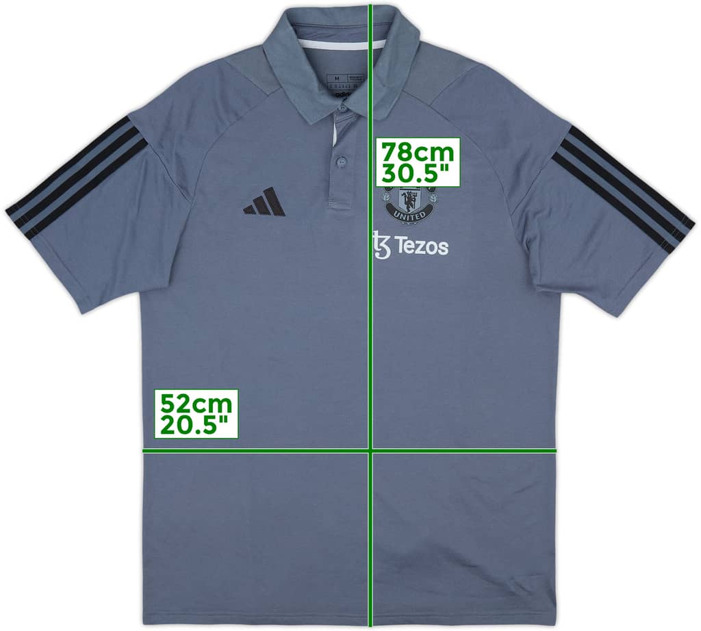 2023-24 Manchester United adidas Polo Shirt - 10/10 - (M)