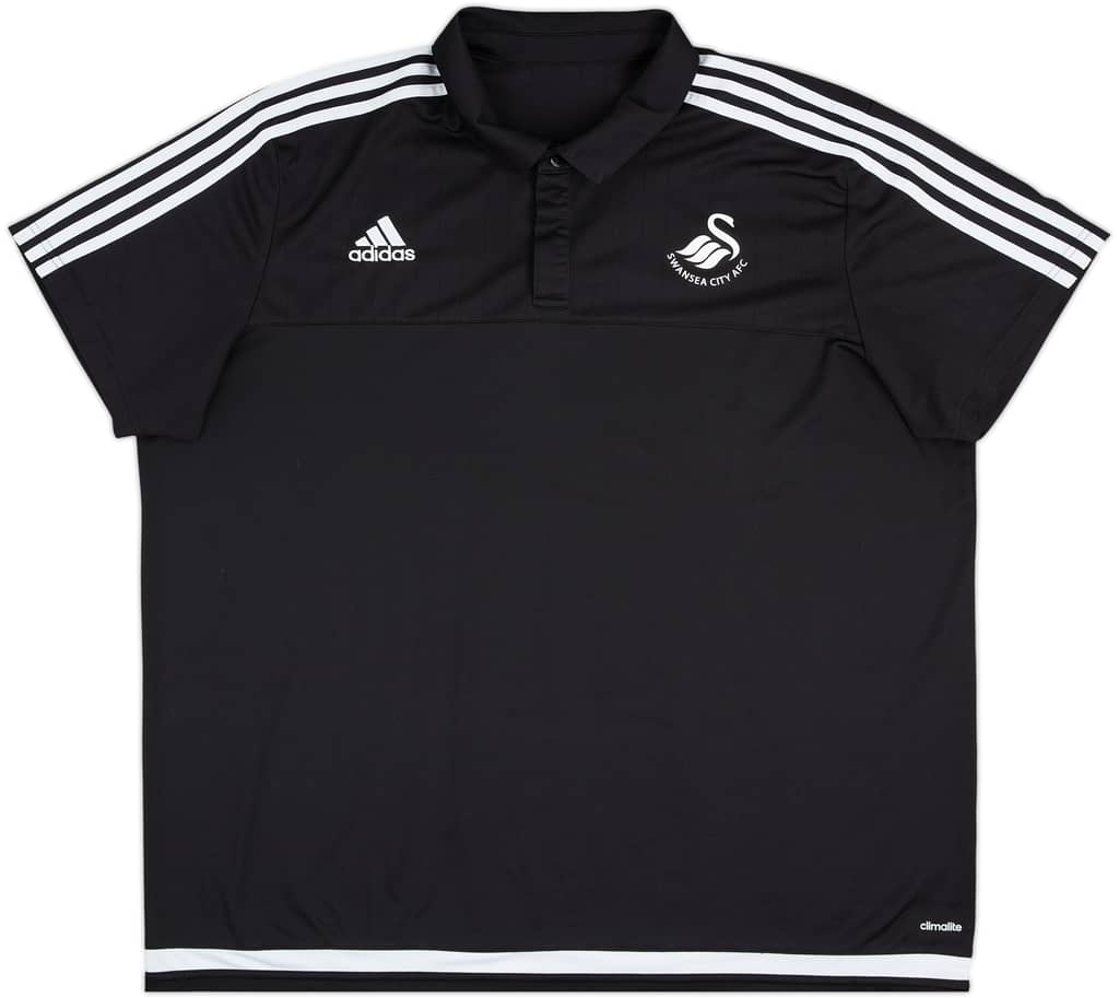 2015-16 Swansea City adidas Polo Shirt - 8/10 - (XXL)