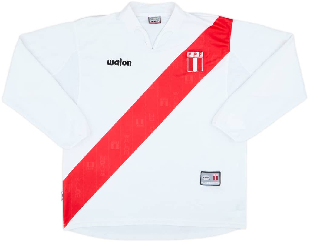 2004-06 Peru Home L/S Shirt - 8/10 - (XL)