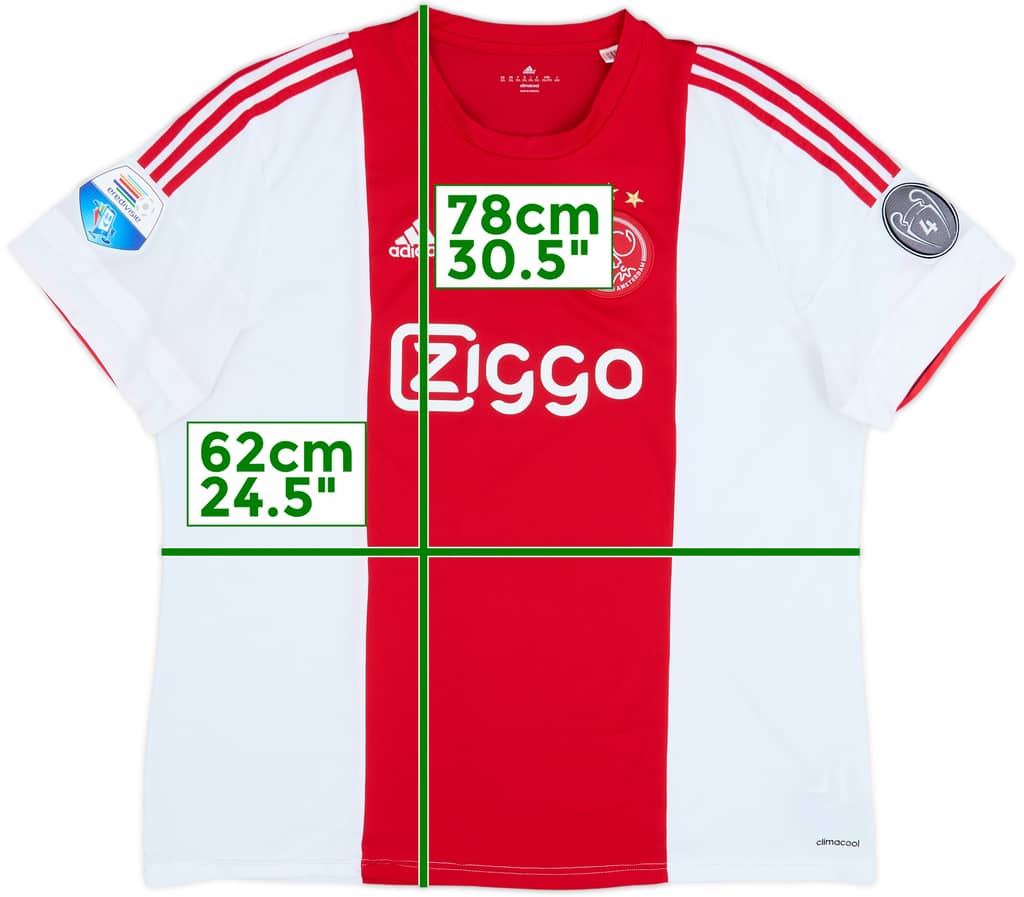 2015-16 Ajax Home Shirt - 9/10 - (XXL)