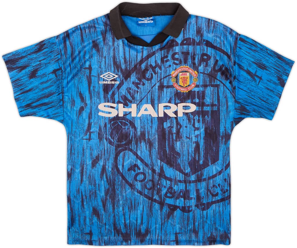 1992-93 Manchester United Away Shirt - 6/10 - (S)