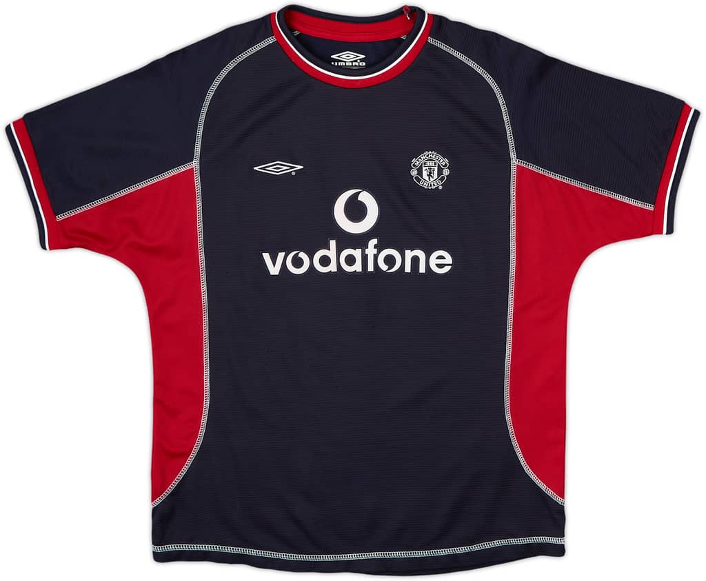 2000-01 Manchester United Tercera Camiseta - 8/10 - (L.Niños)