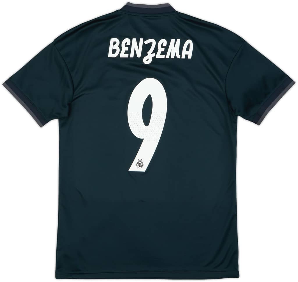 2018-19 Real Madrid Away Shirt Benzema #9