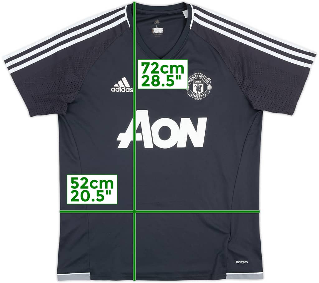 2017-18 Manchester United adizero Training Shirt - 8/10 - (L)