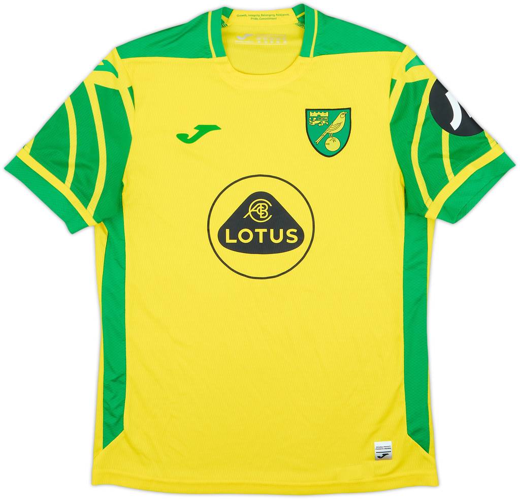 2021-22 Norwich Home Shirt - 9/10 - (M)