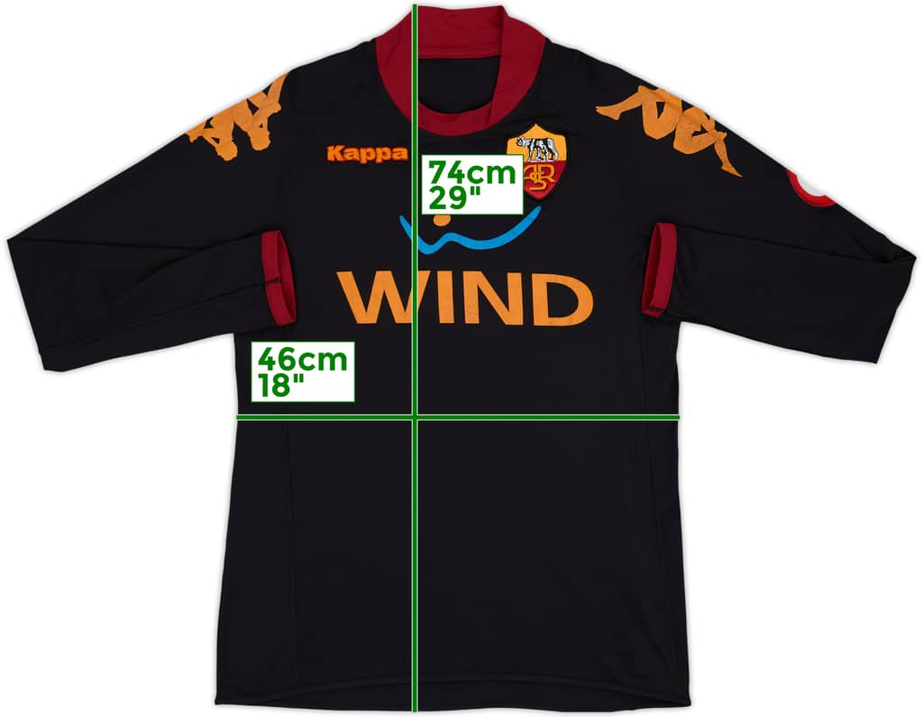 2008-09 Roma Camiseta de Arquero - 6/10 - (L)
