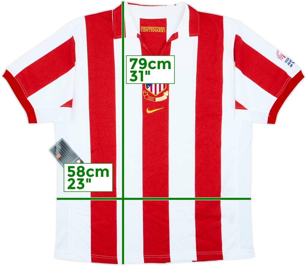 Camiseta de local Centenario del Atletico Madrid 2003-04 (L)