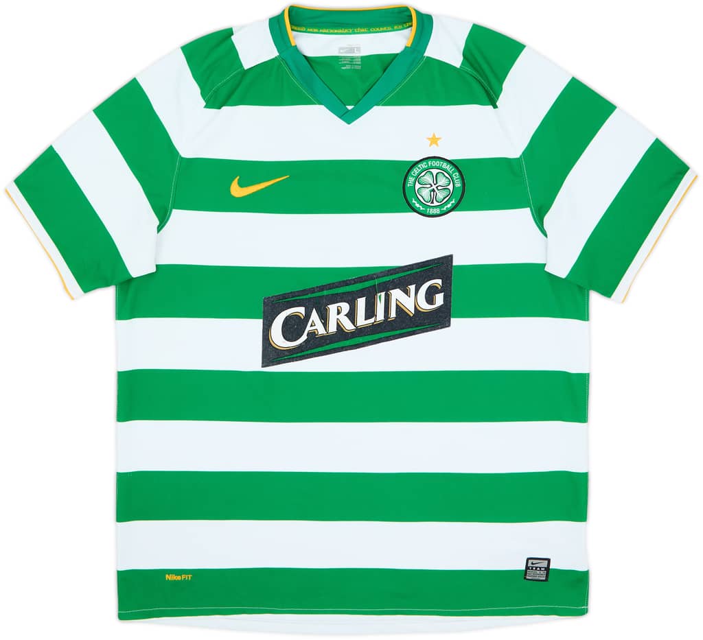 2008-10 Celtic Camiseta Local - 5/10 - (L)