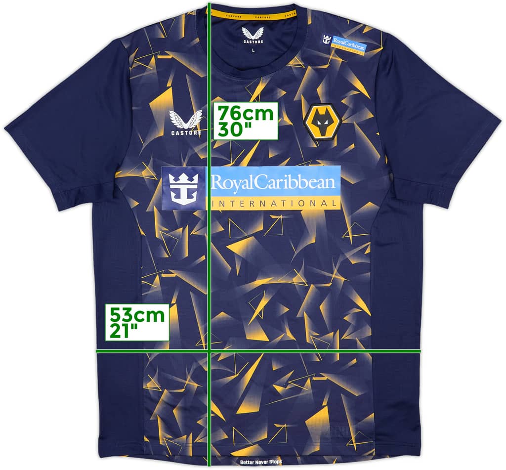 2022-23 Wolves Castore Training Shirt - 9/10 - (L)