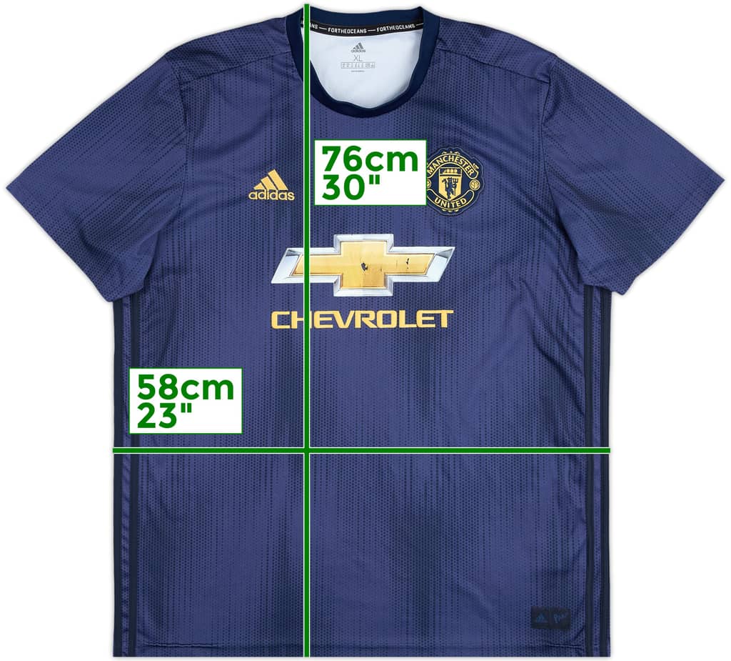 2018-19 Manchester United Third Shirt - 5/10 - (XL)