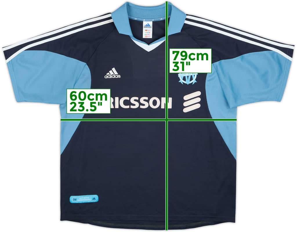 2001-02 Olympique Marseille Away Shirt - 8/10 - (L)
