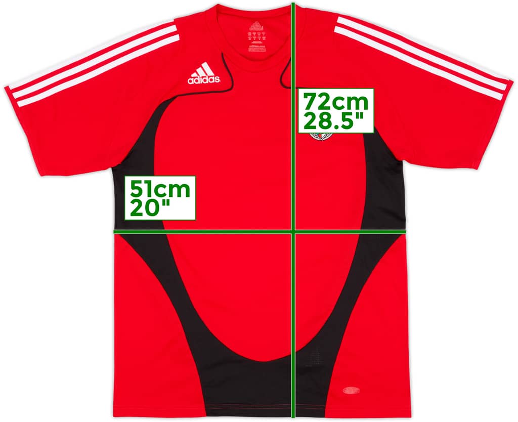 2008-09 Benfica adidas Training Shirt - 8/10 - (M/L)