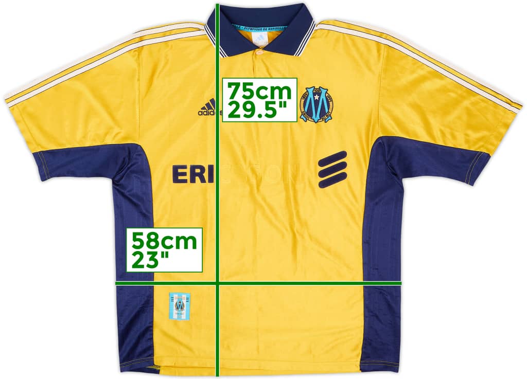 1998-99 Olympique Marseille Third Shirt - 4/10 - (L)