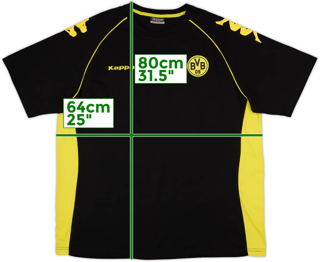2009-10 Borussia Dortmund Kappa Cotton Tee - 9/10 - (XXL)