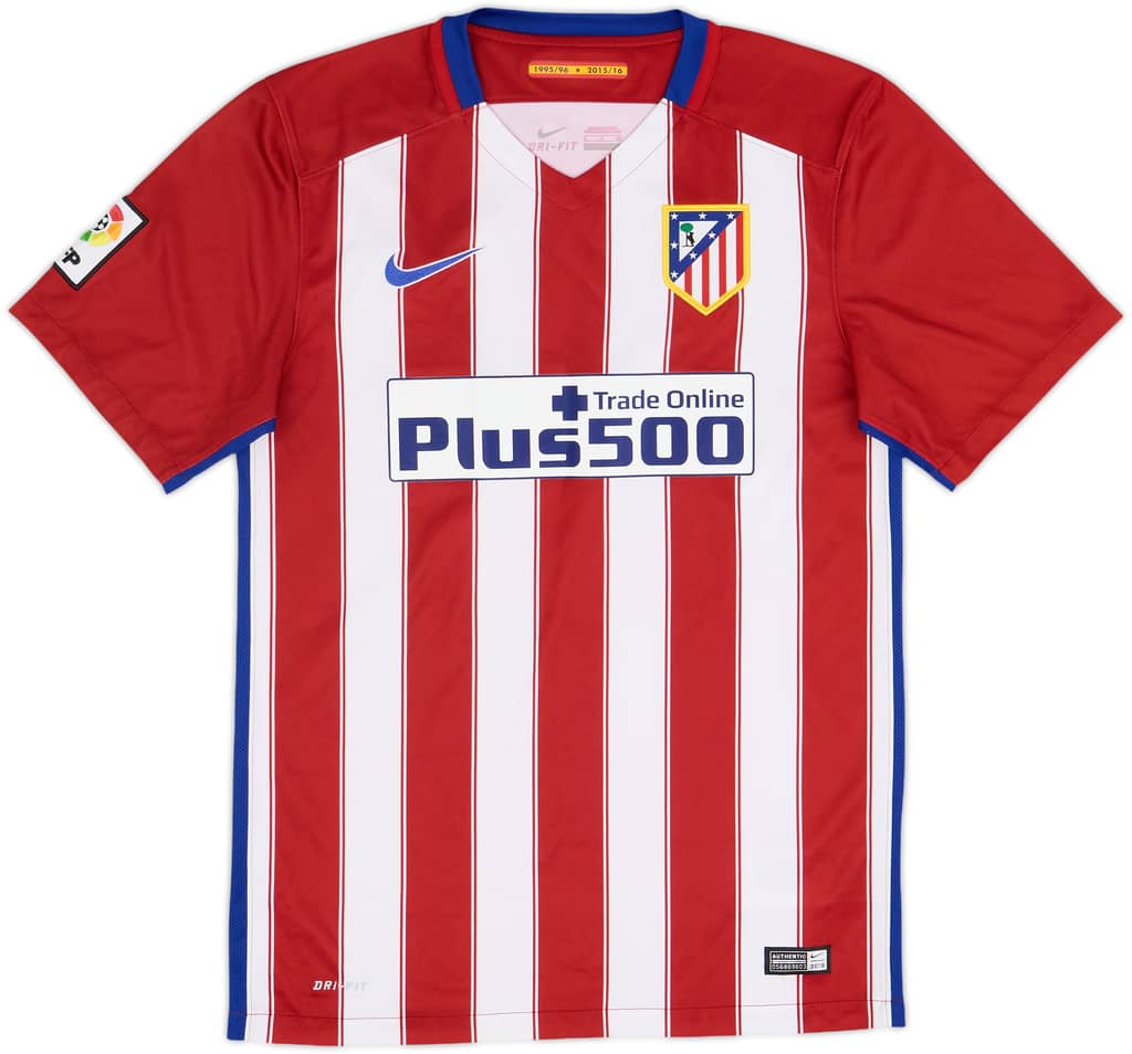 2015-16 Atletico Madrid Home Shirt - 6/10 - (S)