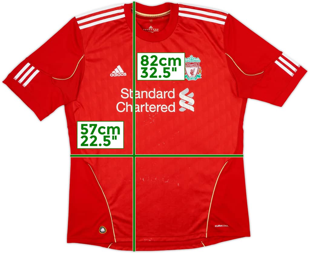 2010-12 Liverpool Home Shirt - 4/10 - (XL)