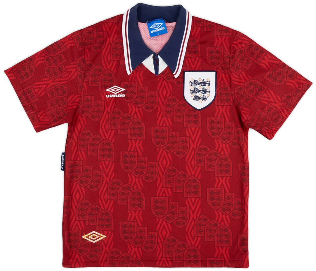 1993-95 England Away Shirt - 8/10 - (M)