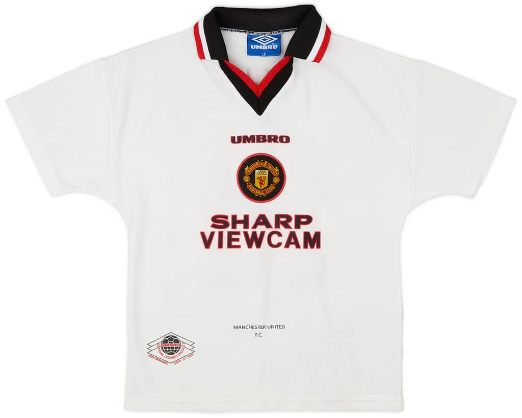 1996-97 Manchester United Away Shirt P Neville #12 - 6/10 - (L.Boys)