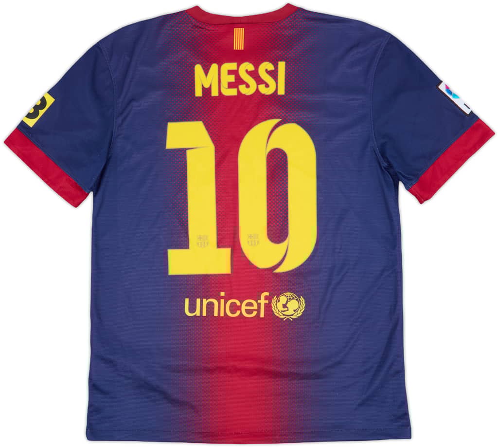2012-13 Barcelona Home Shirt Messi #10 - 7/10 - (M)