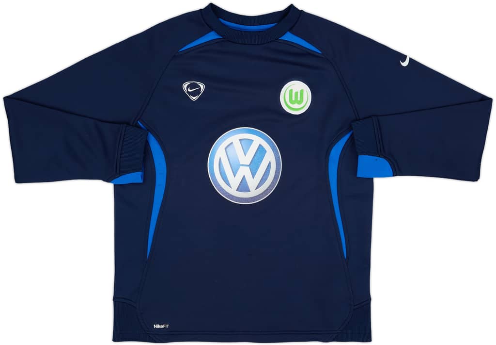 2007-08 Wolfsburg Nike Sweat Top - 8/10 - (M)