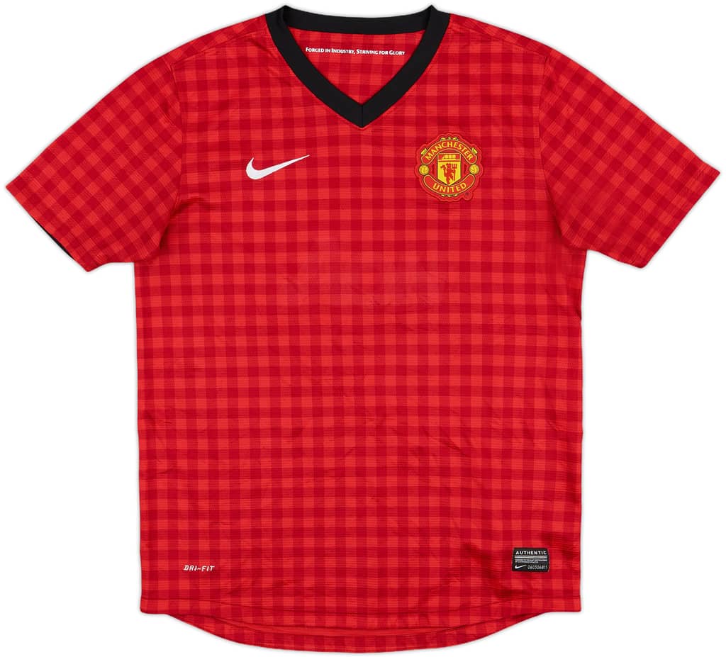 2012-13 Manchester United Home Shirt - 7/10 - (L.Boys)