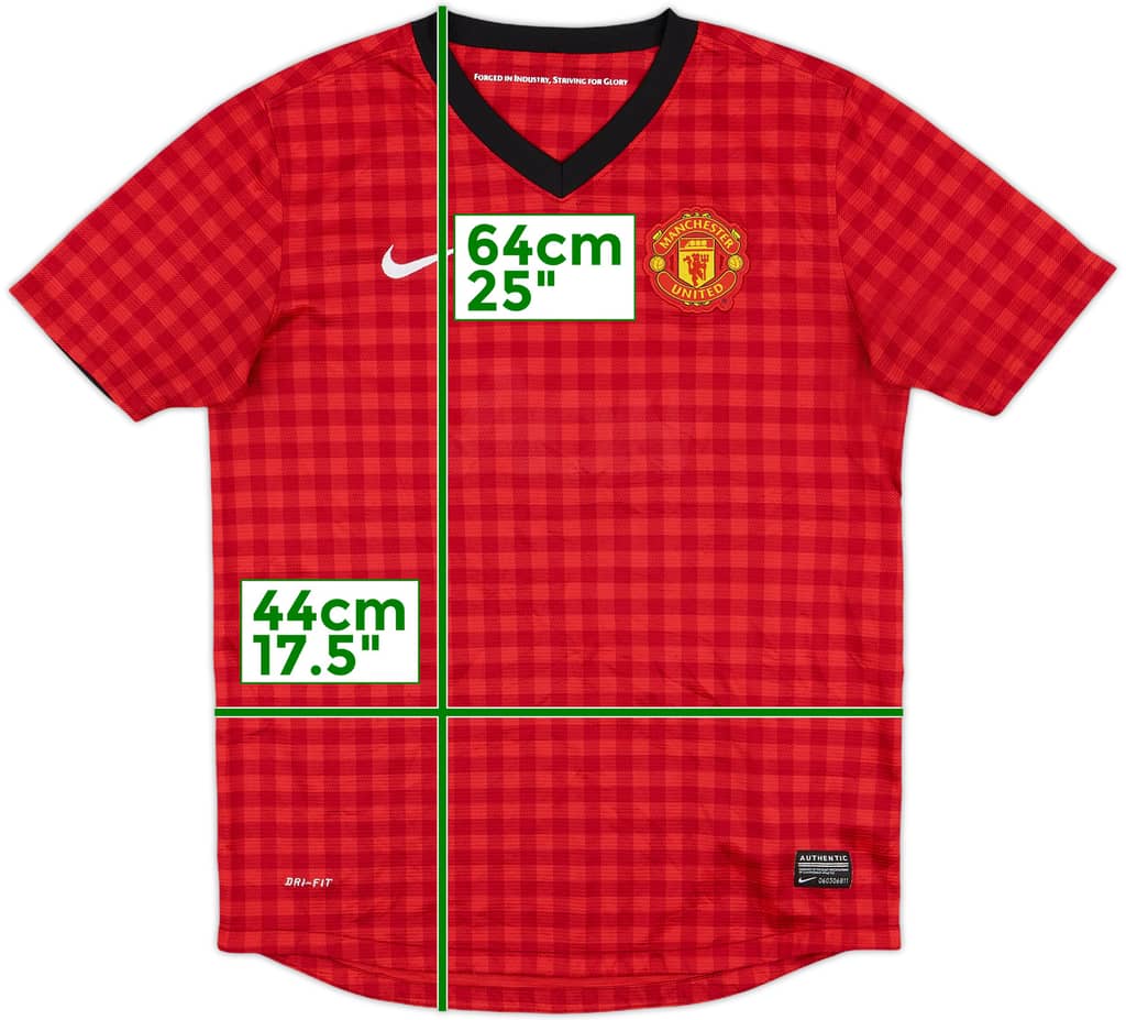 2012-13 Manchester United Home Shirt - 7/10 - (L.Boys)