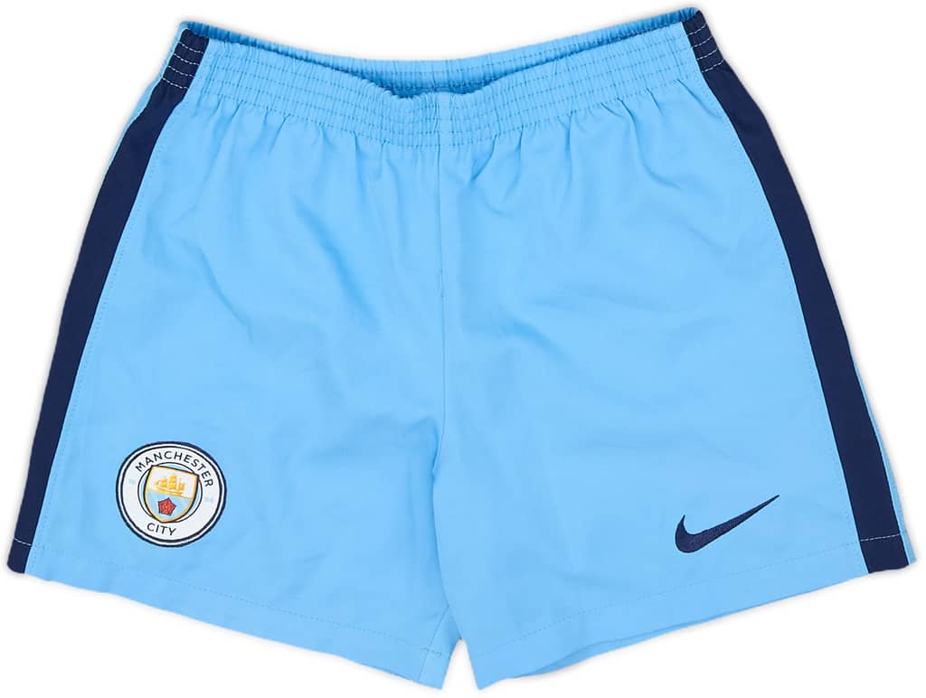 2016-17 Manchester City Home Shorts - 8/10 - (4-5 Years)
