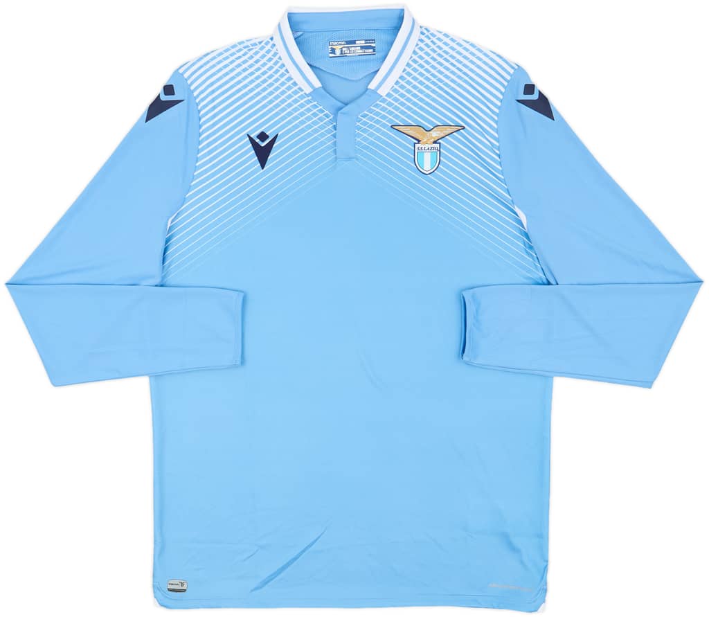 2020-21 Lazio Home L/S Shirt - 9/10 - (L)