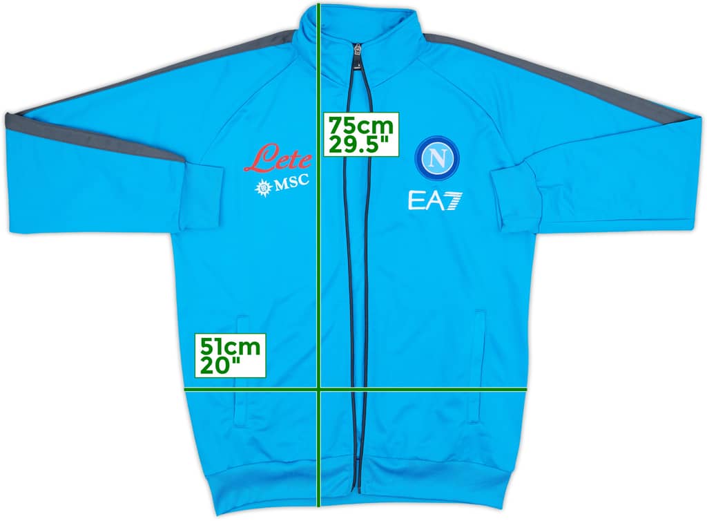 2023-24 Napoli EA7 Track Jacket - 4/10 - (XL)