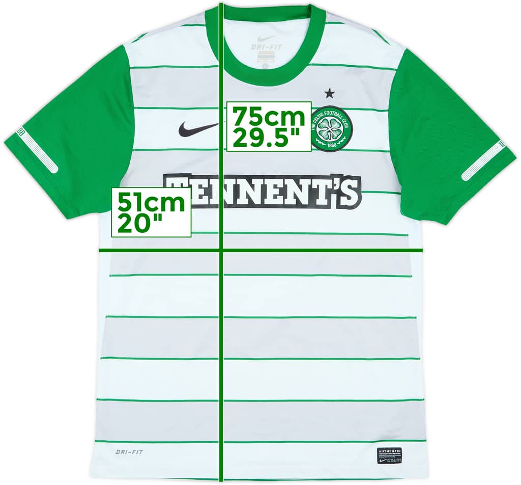 2011-12 Celtic Away Shirt - 9/10 - (M)