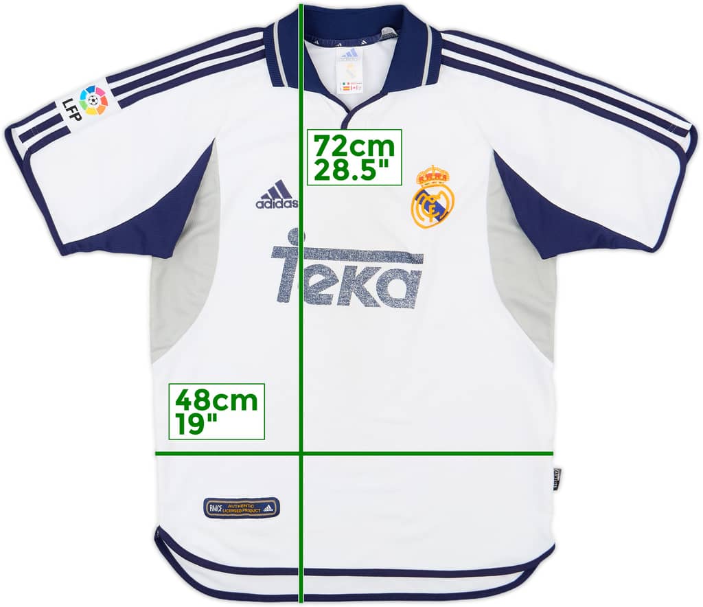 2000-01 Real Madrid Home Shirt - 5/10 - (S)