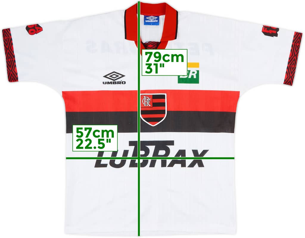 1995-96 Flamengo Centenary Away Shirt - 9/10 - (L)