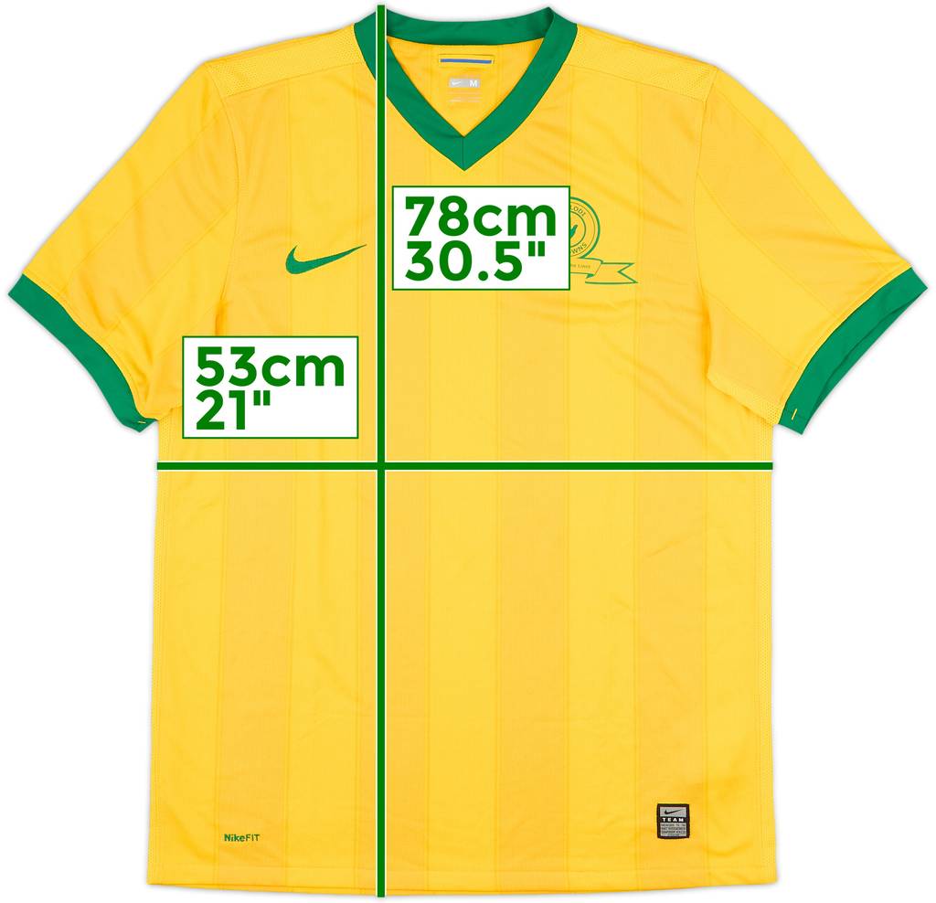 2009-11 Mamelodi Sundowns Home Shirt - 10/10 - (M)