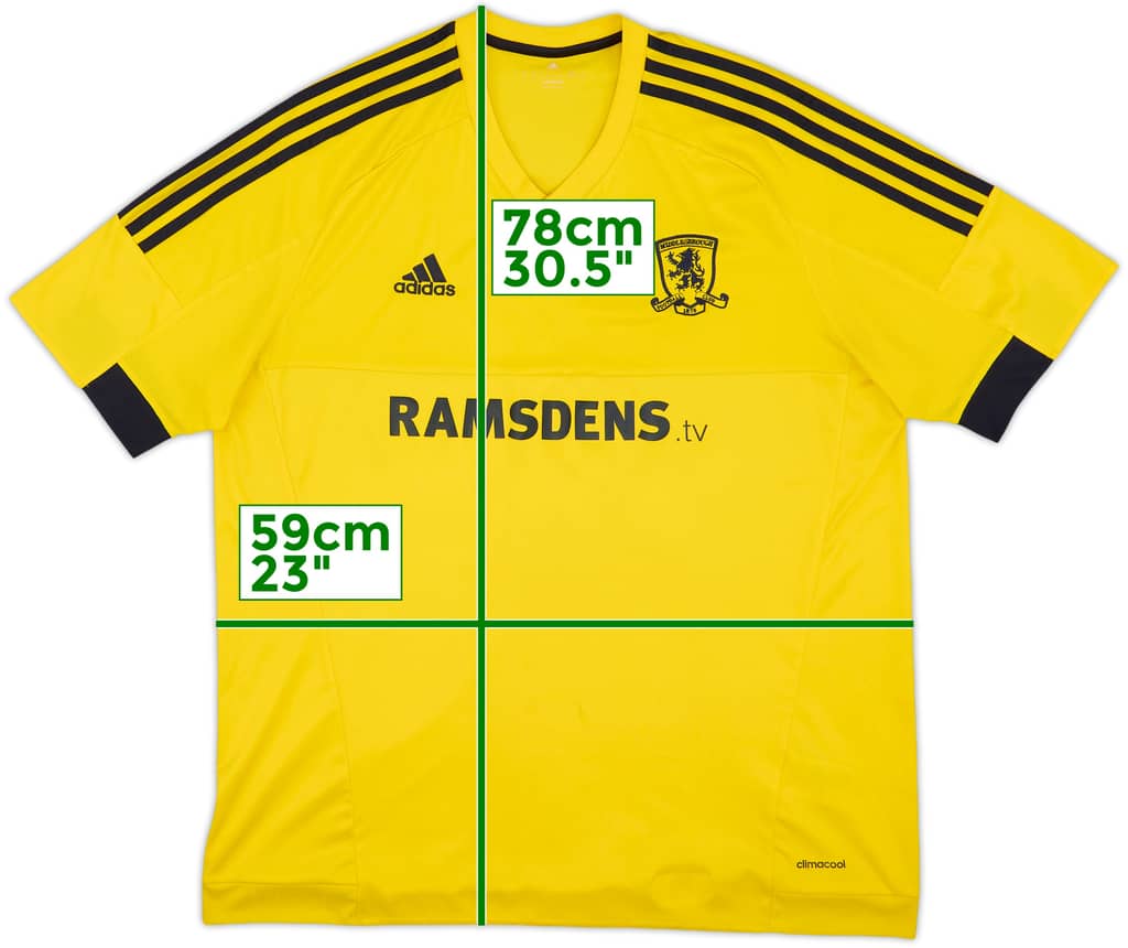 2015-16 Middlesbrough Away Shirt - 7/10 - (XL)