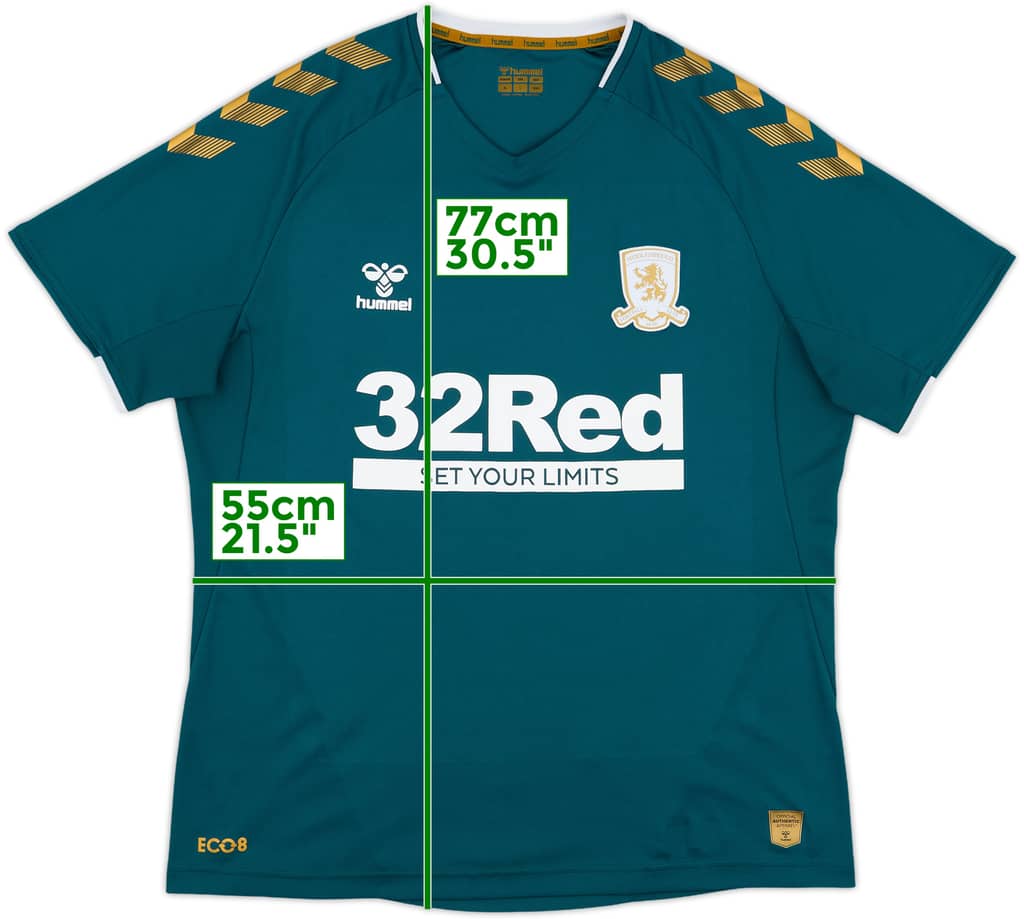 2021-22 Middlesbrough Away Shirt - 8/10 - (XL)