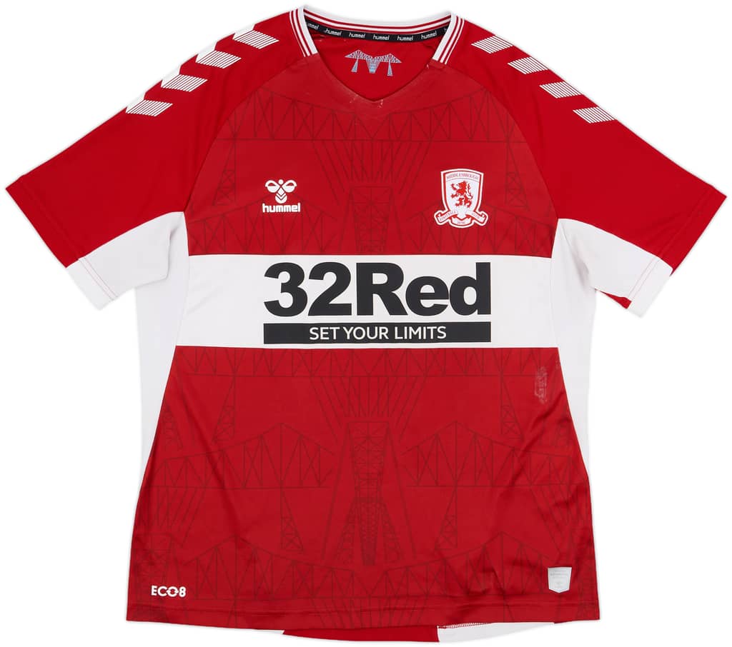 2021-22 Middlesbrough Home Shirt - 7/10 - (XL)