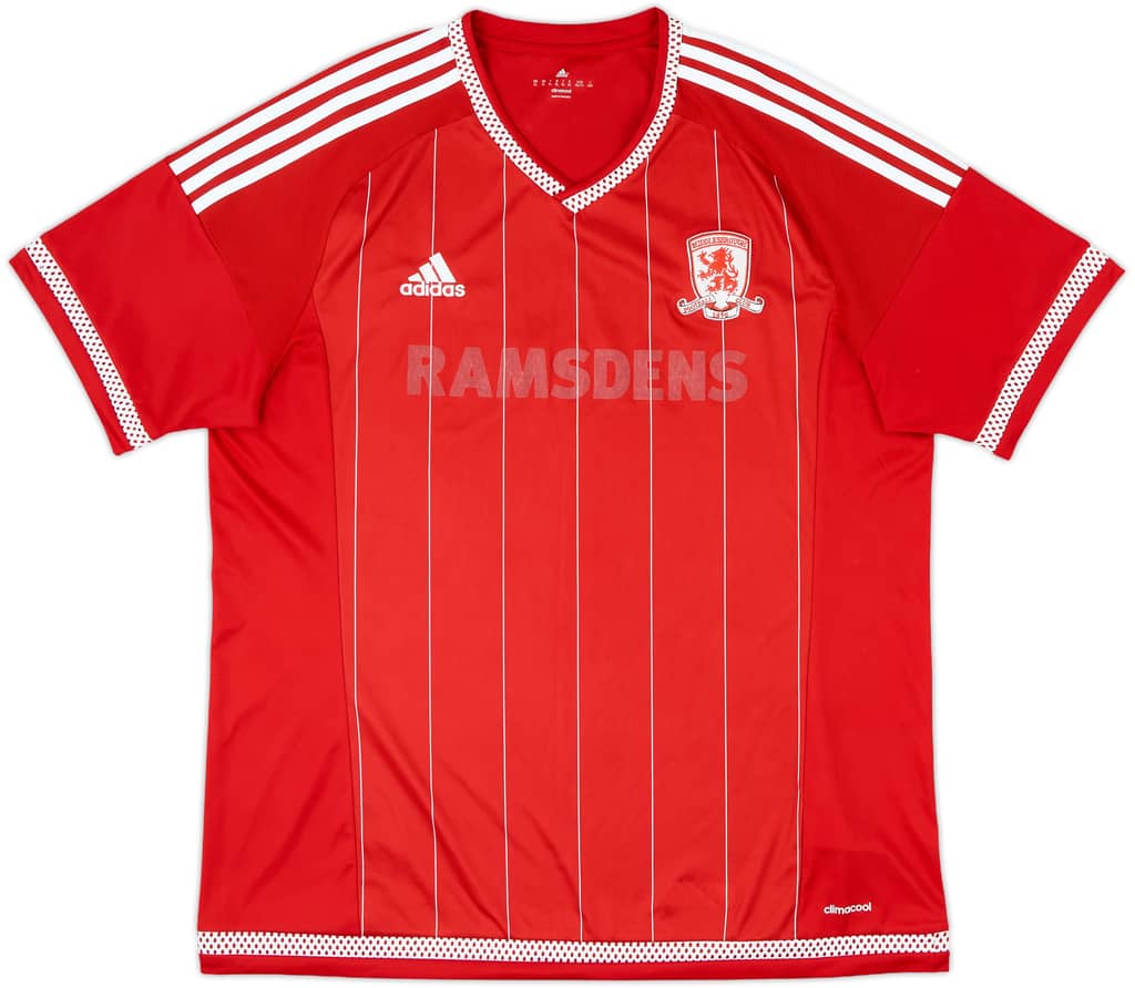 2015-16 Middlesbrough Home Shirt - 4/10 - (XL)