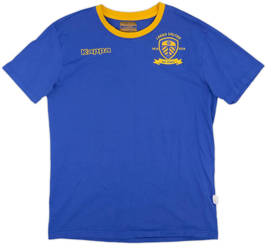 2019-20 Leeds United Kappa Cotton Tee - 9/10 - (L)