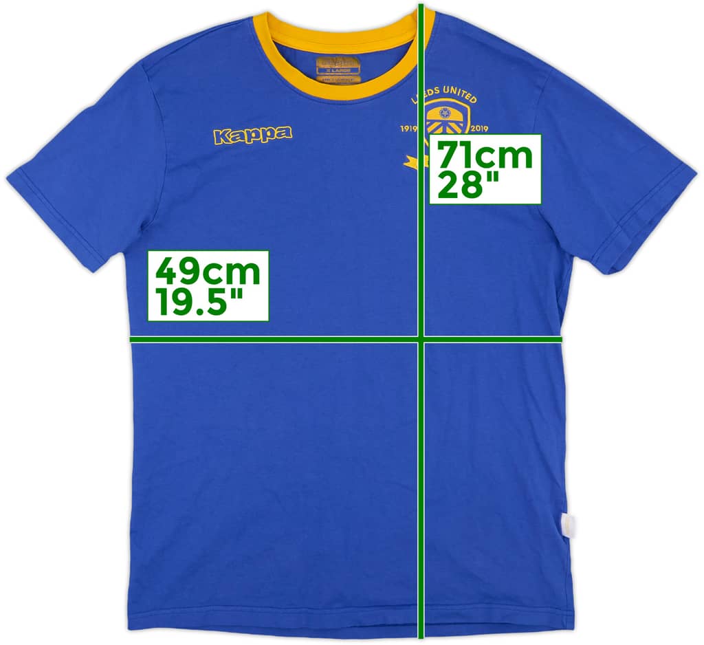 2019-20 Leeds United Kappa Cotton Tee - 9/10 - (L)