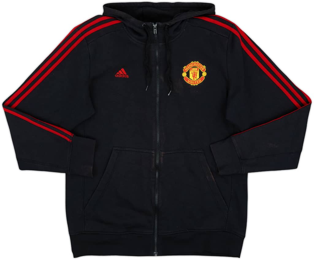 2015-16 Manchester United adidas Hooded Track Jacket - 5/10 - (L)