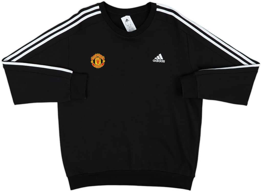 2017-18 Manchester United adidas Sweat Top - 8/10 - (L)