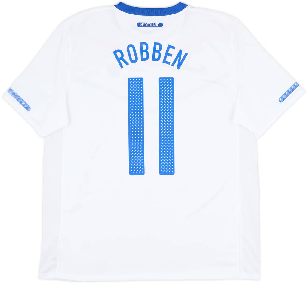 2010-11 Netherlands Away Shirt Robben #11