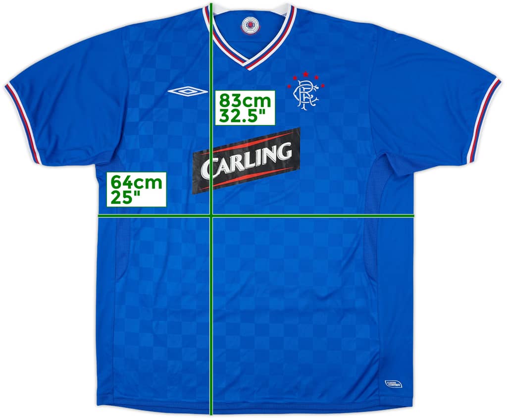 2009-10 Rangers Home Shirt - 5/10 - (XXL)