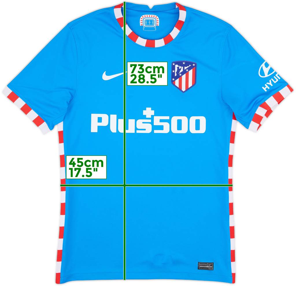 2021-22 Atletico Madrid Third Shirt - 8/10 - (S)