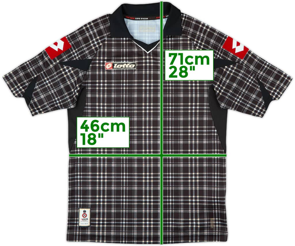 2010-11 OGC NIce Third Shirt - 8/10 - (S)