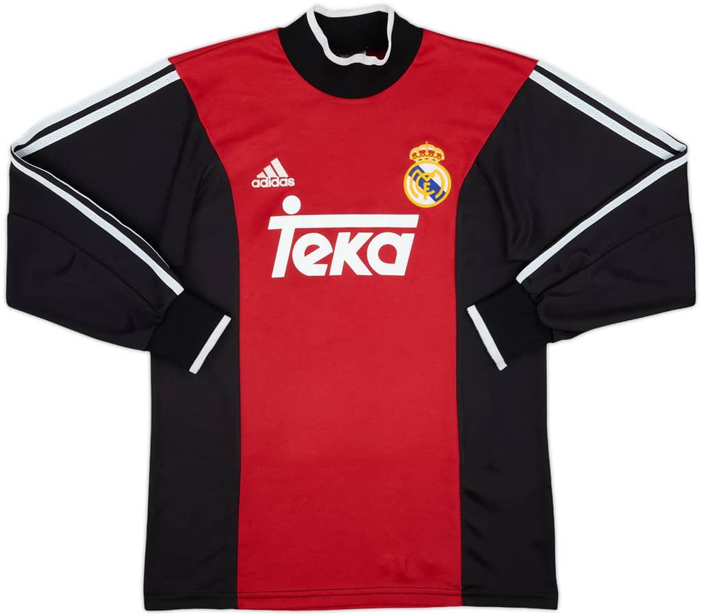 2000-01 Real Madrid GK Shirt - 9/10 - (L.Boys)