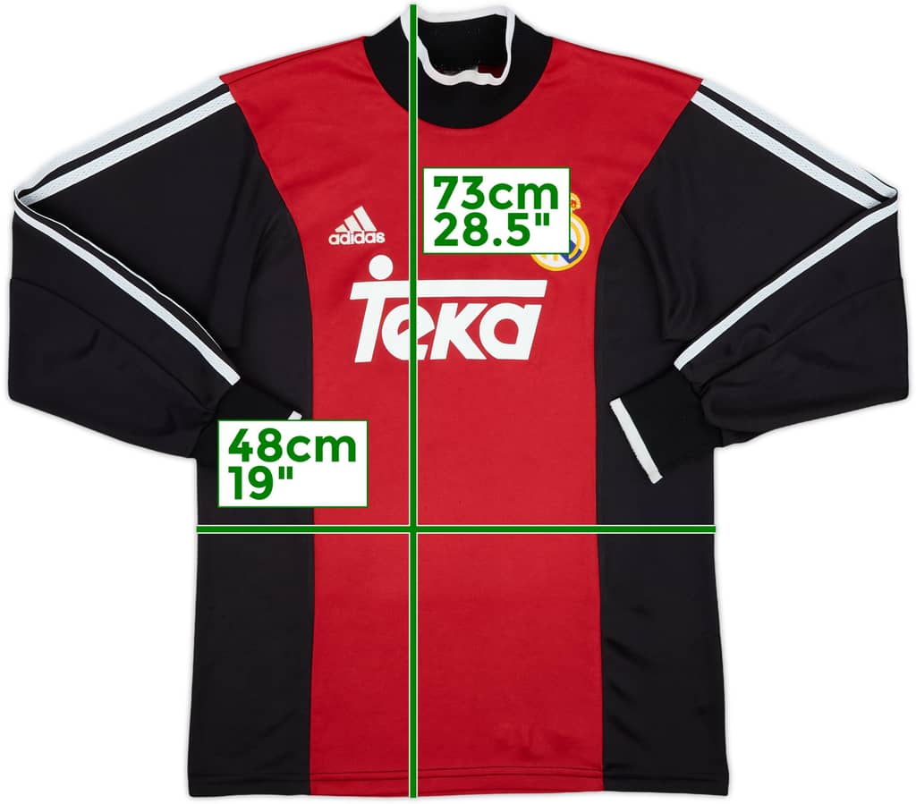 2000-01 Real Madrid GK Shirt - 9/10 - (L.Boys)